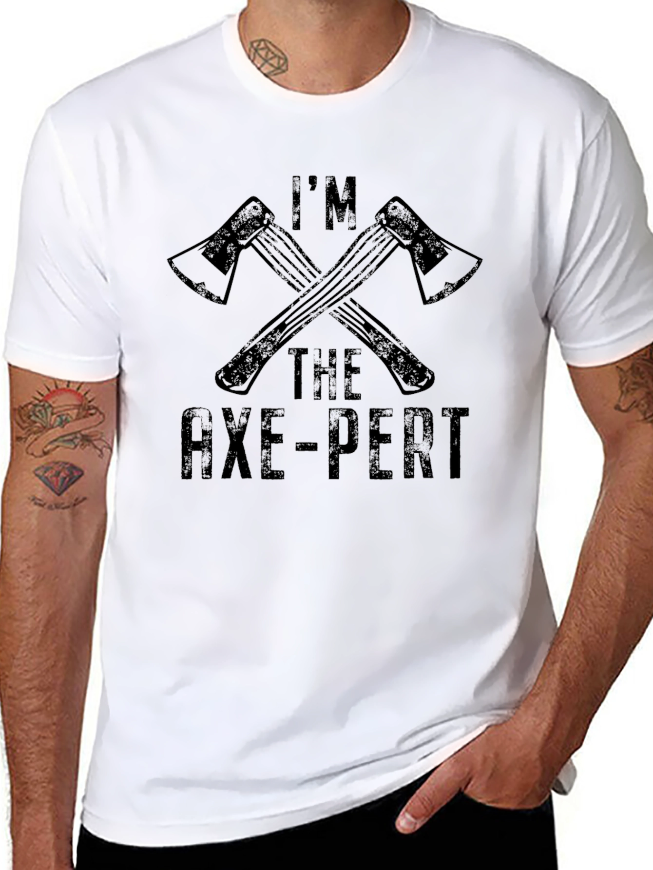 Im The Axe-Pert Mens Black T-Shirt