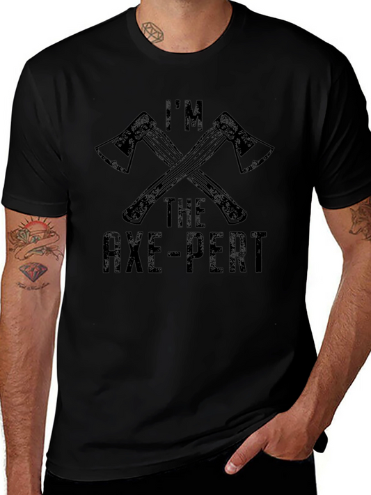 Im The Axe-Pert Mens Black T-Shirt