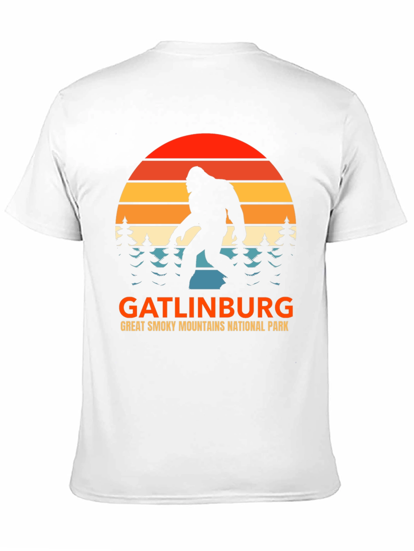 Gatlinburg Bigfoot T-Shirt Great Smoky Mountains Tee