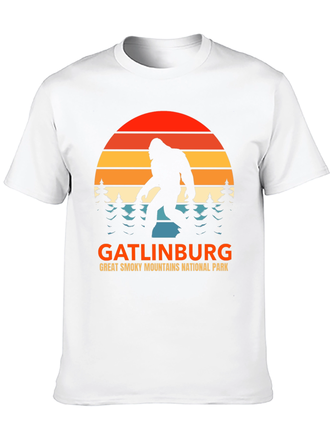 Gatlinburg Bigfoot T-Shirt Great Smoky Mountains Tee
