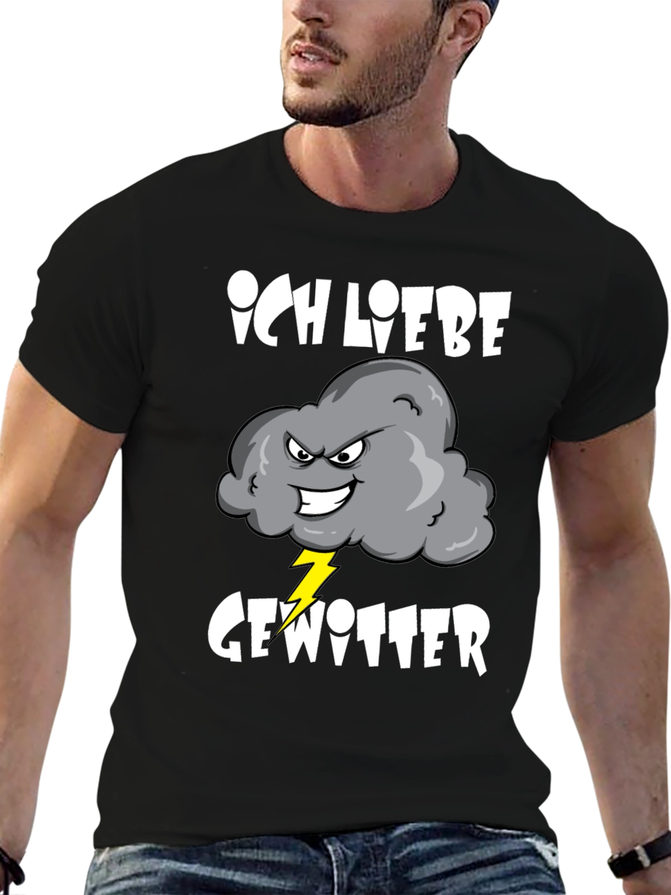 Ich Liebe Gewitter T-Shirt - Thunderstorm Lover Tee