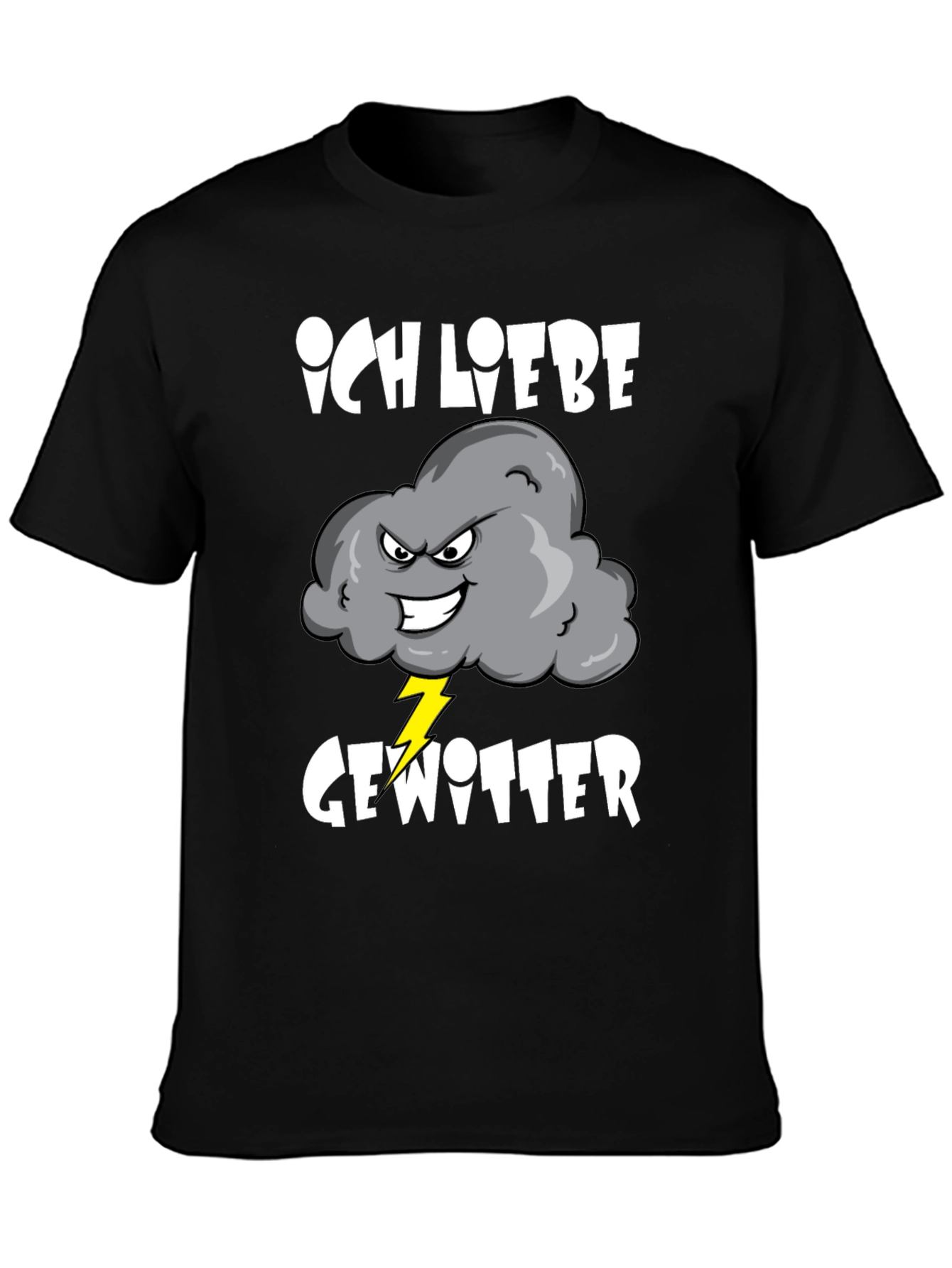 Ich Liebe Gewitter T-Shirt - Thunderstorm Lover Tee