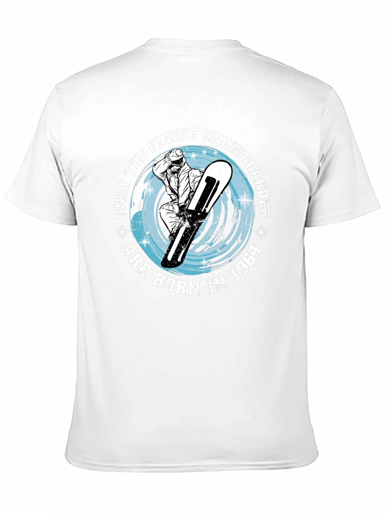 Finest Snowboarder Born in 1964 Black T-Shirt