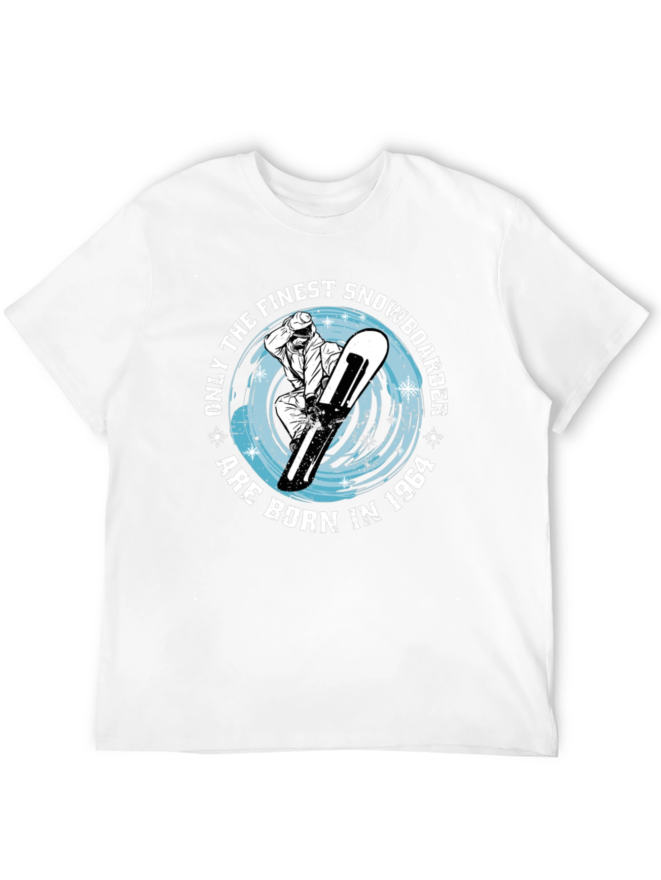 Finest Snowboarder Born in 1964 Black T-Shirt