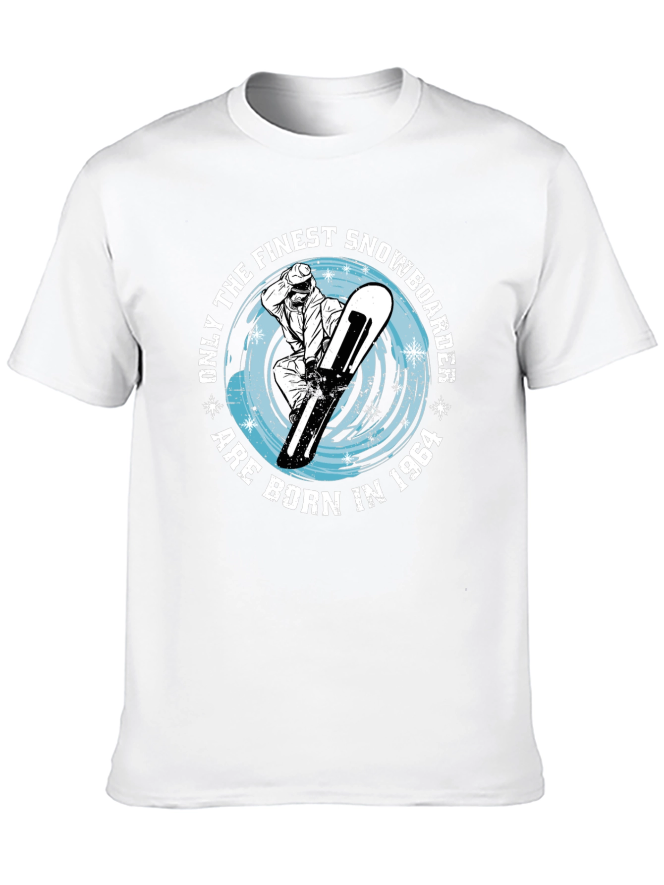Finest Snowboarder Born in 1964 Black T-Shirt