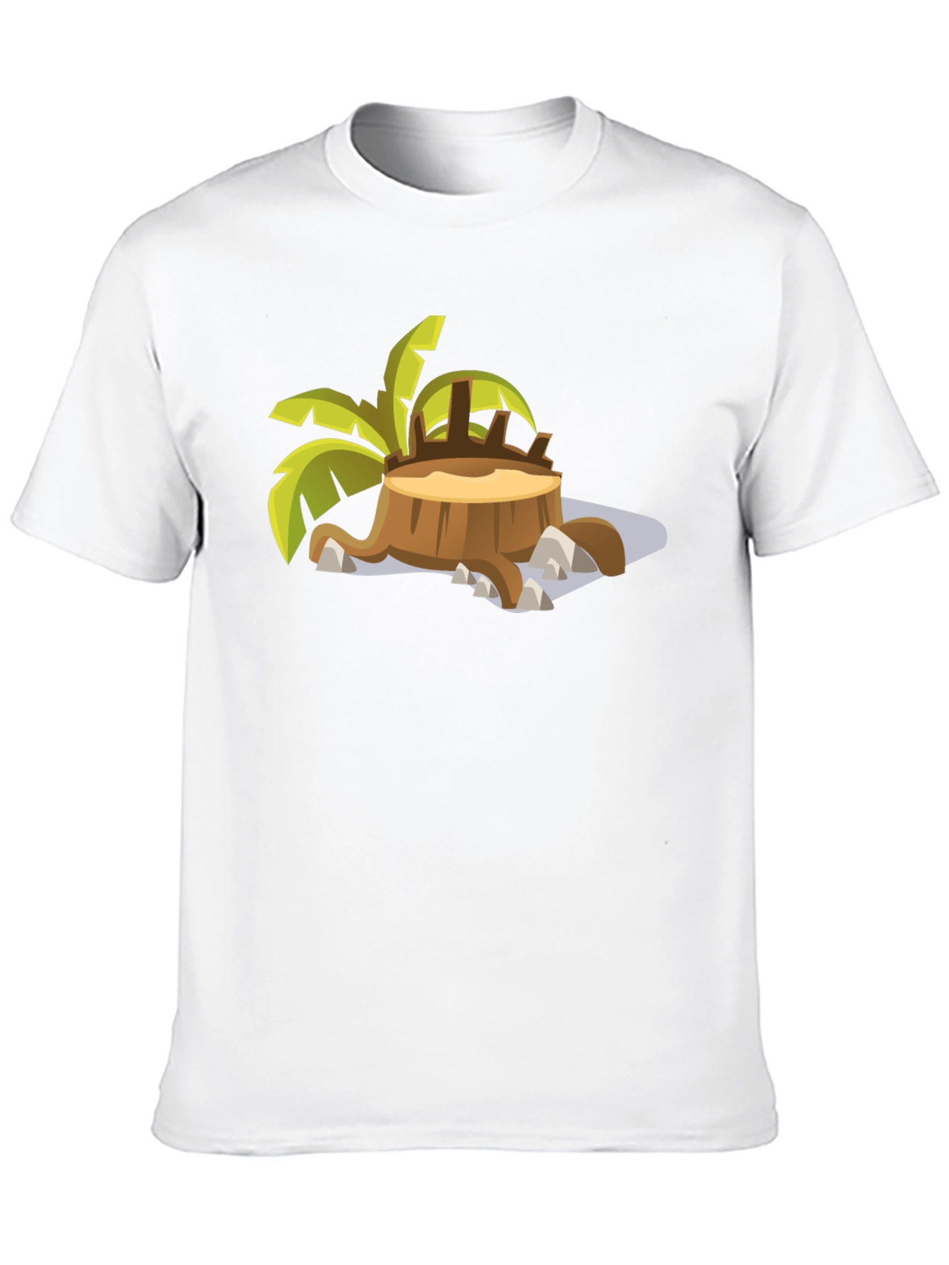 Tropical Stump T-Shirt - Black