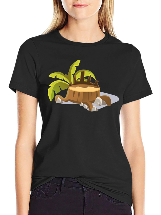 Tropical Stump T-Shirt - Black