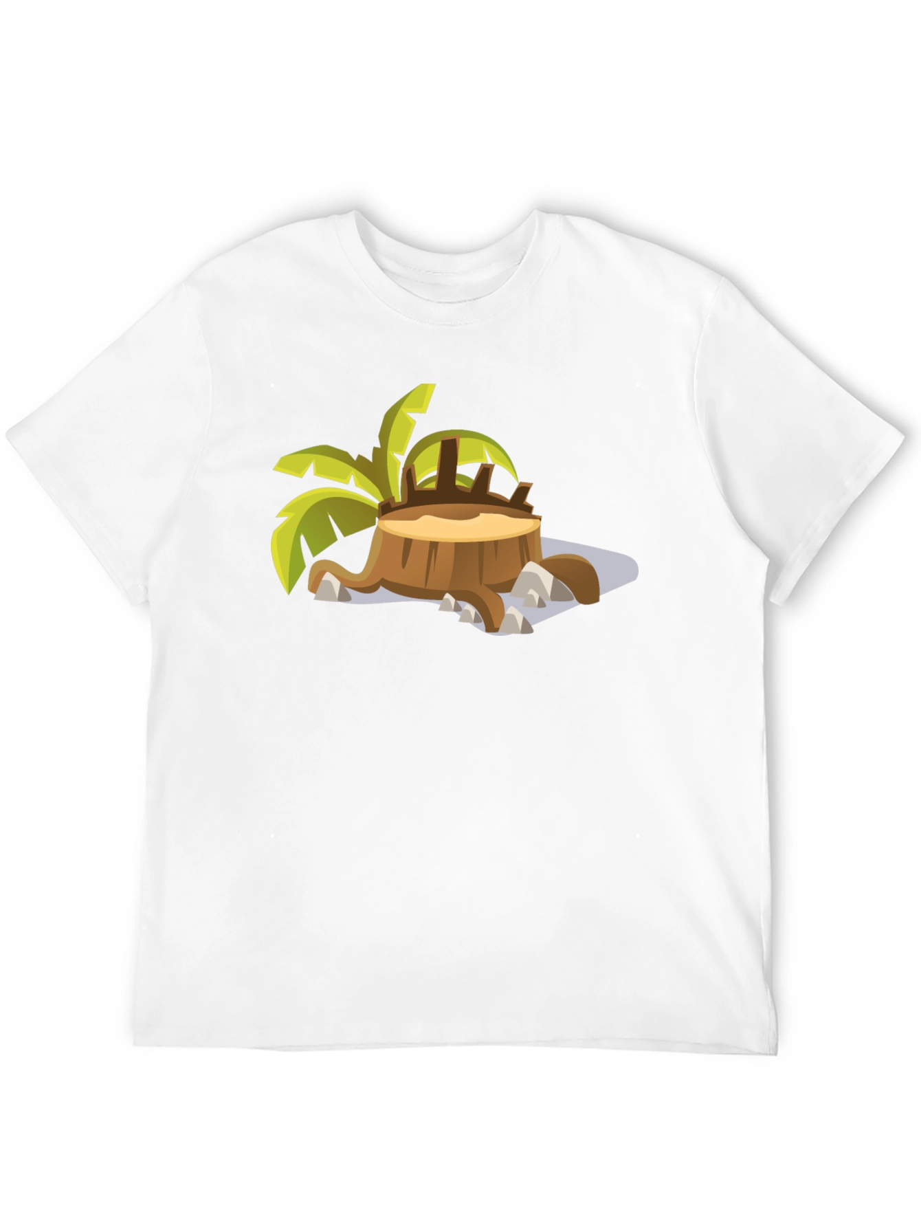 Tropical Stump T-Shirt - Black