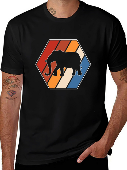 Retro Elephant Graphic Tee