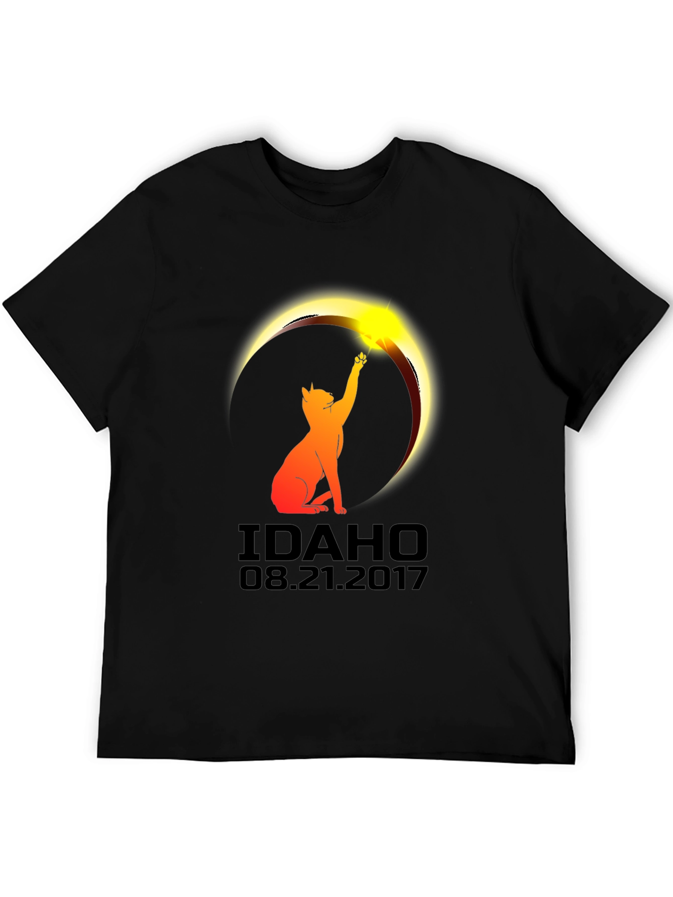 Idaho Eclipse Cat T-Shirt - August 21 2017