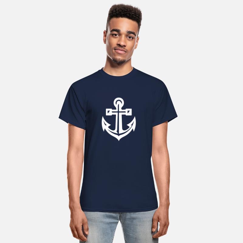Very Old Anchor In Tattoo Style