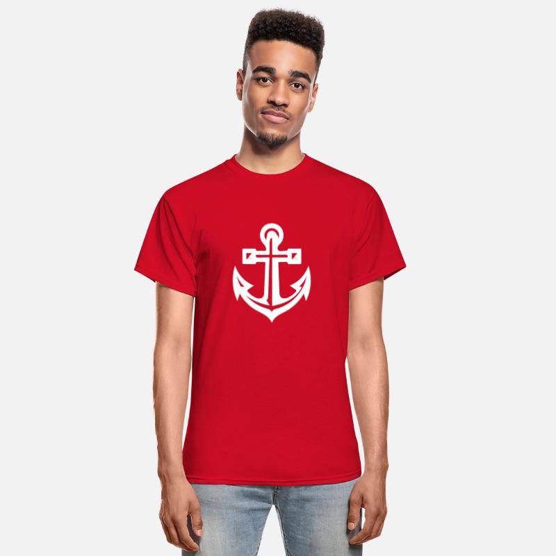 Very Old Anchor In Tattoo Style