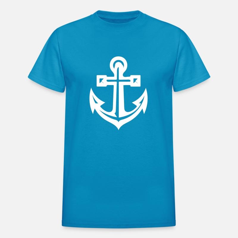 Very Old Anchor In Tattoo Style