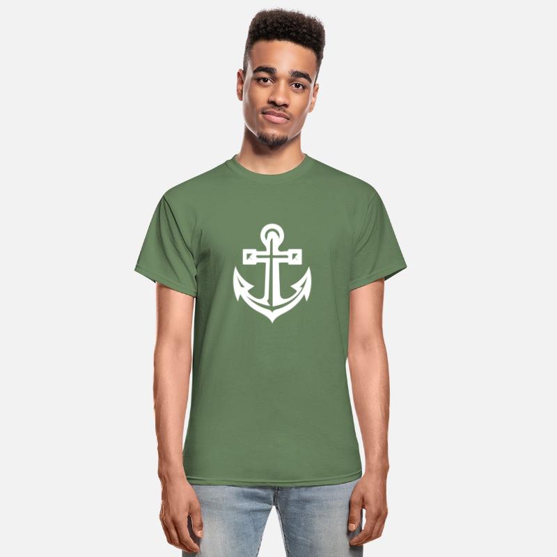 Very Old Anchor In Tattoo Style