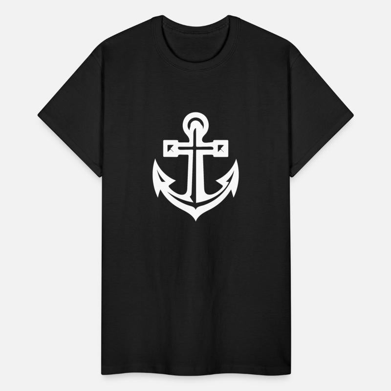 Very Old Anchor In Tattoo Style