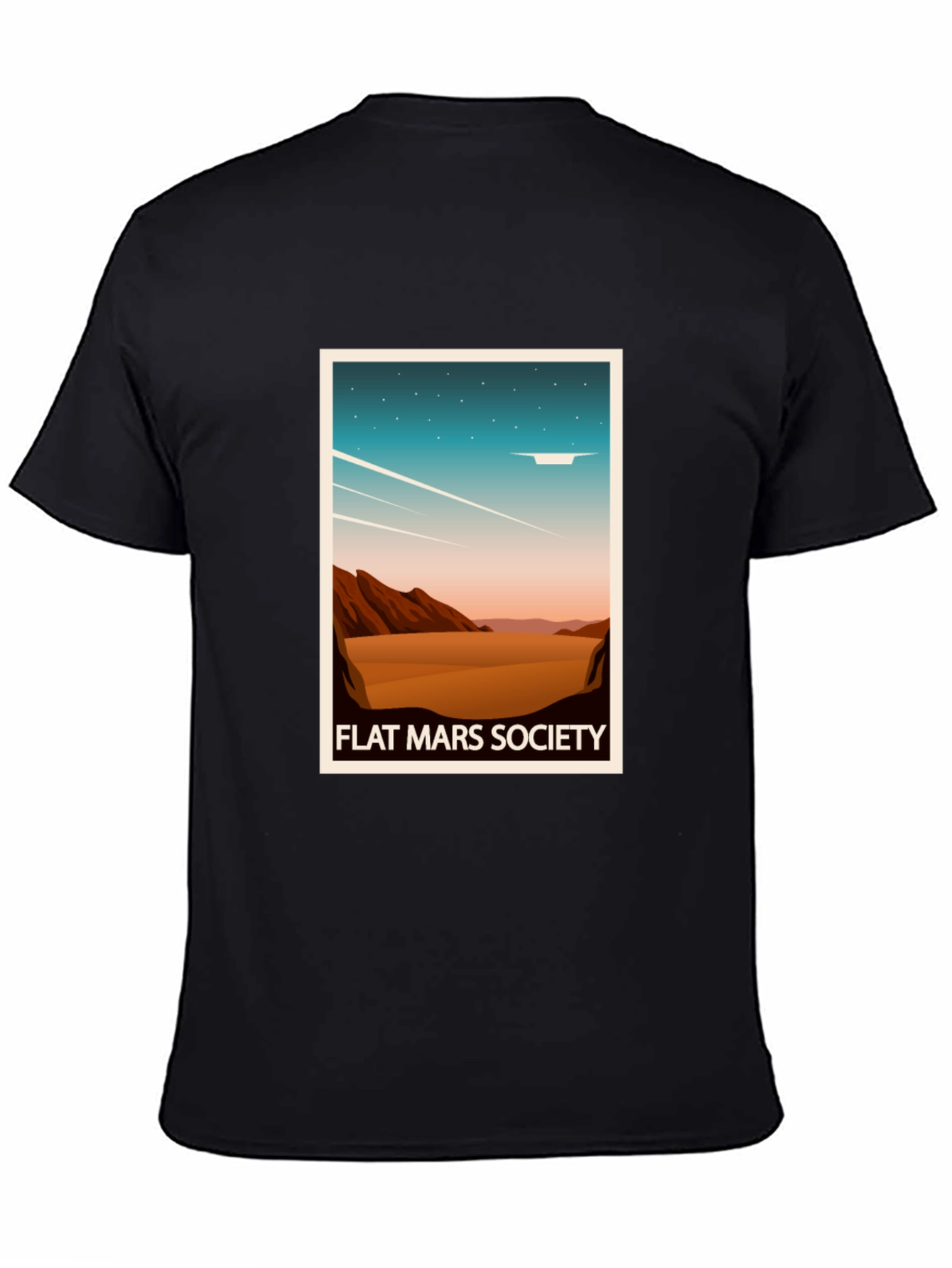 Flat Mars Society Graphic T-Shirt