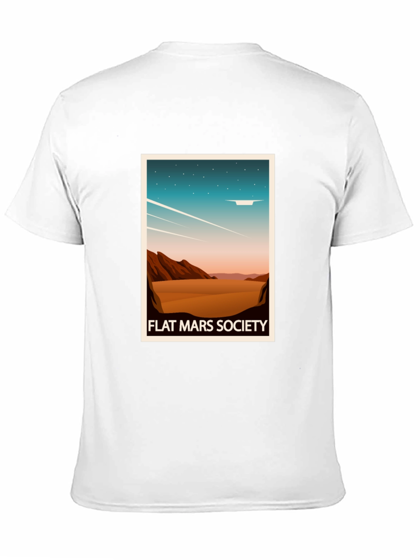 Flat Mars Society Graphic T-Shirt