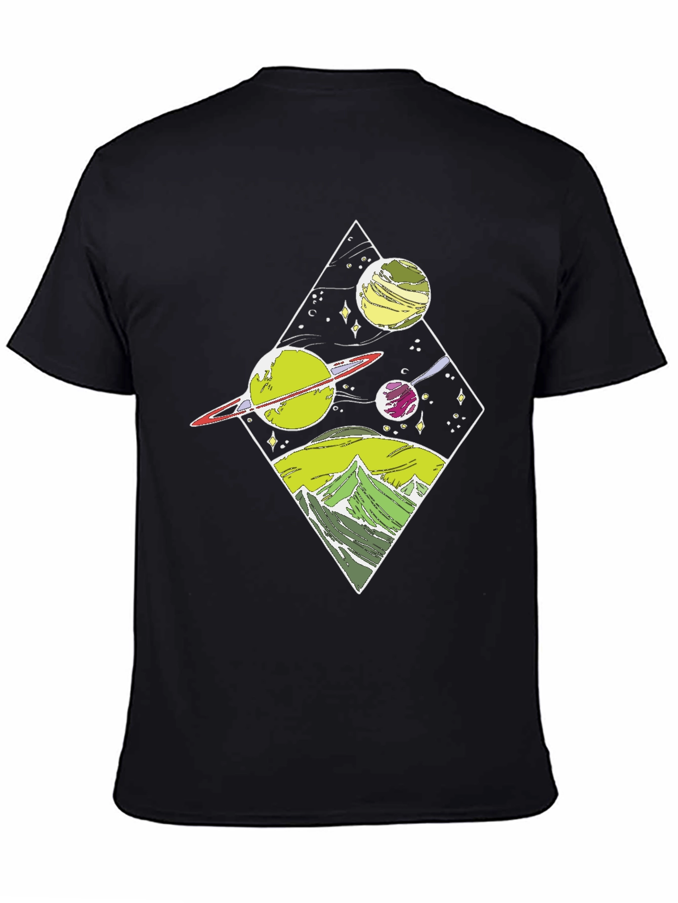 Space & Mountains Graphic Tee