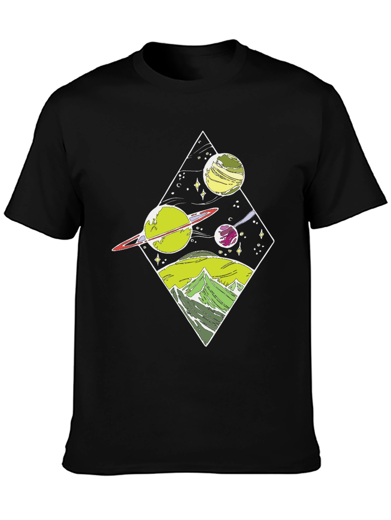 Space & Mountains Graphic Tee
