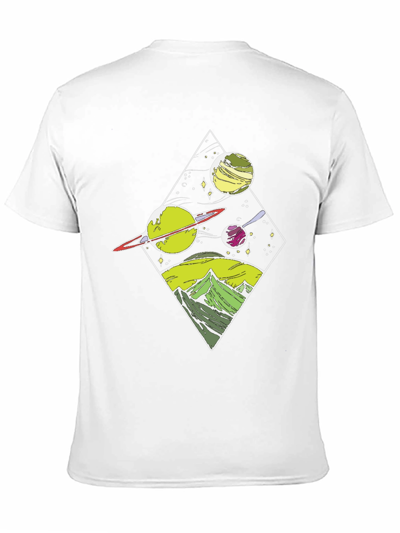 Space & Mountains Graphic Tee