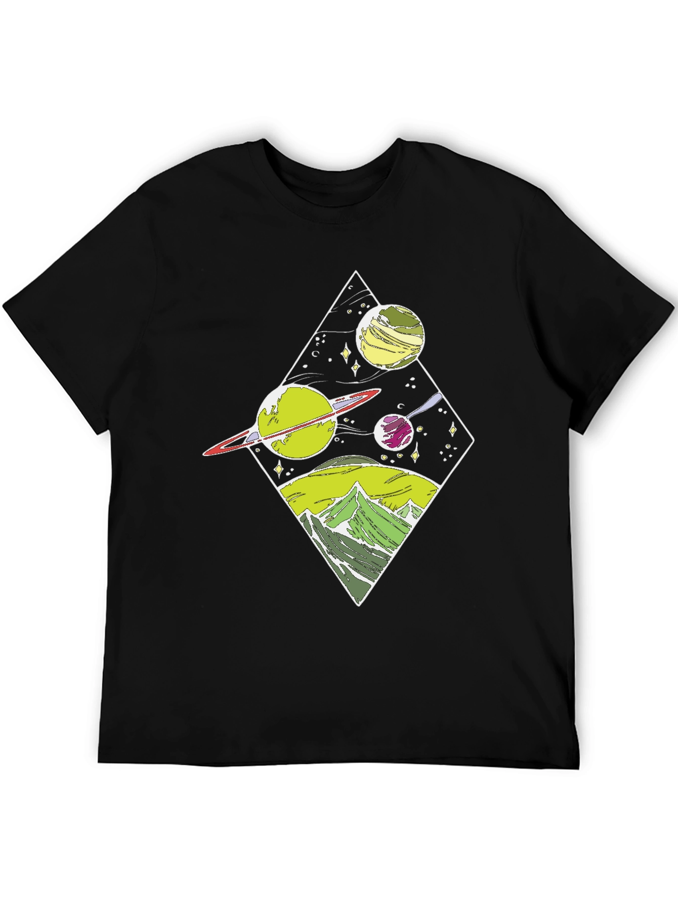 Space & Mountains Graphic Tee