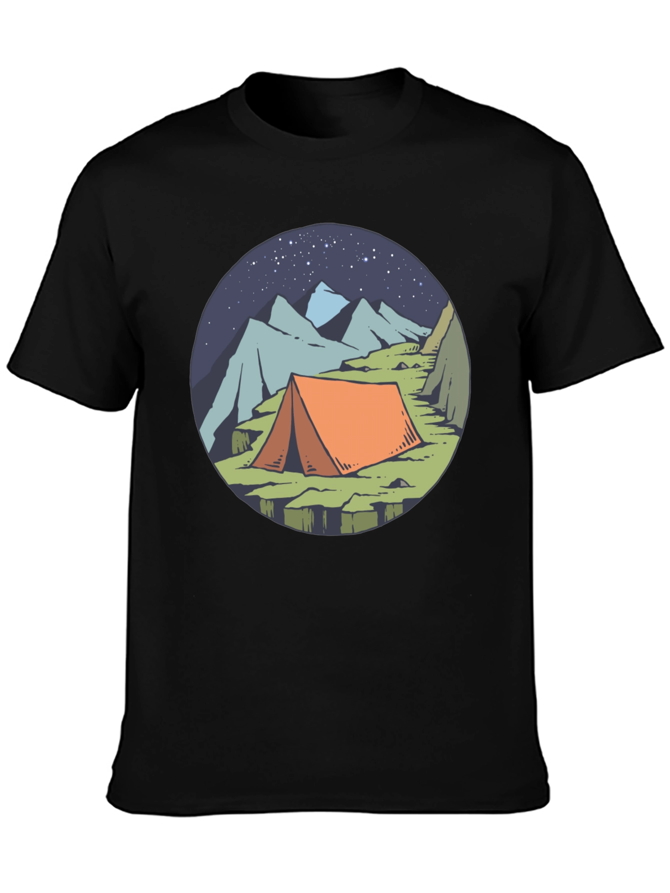 Camping Tent Graphic Tee - Adventure Awaits!