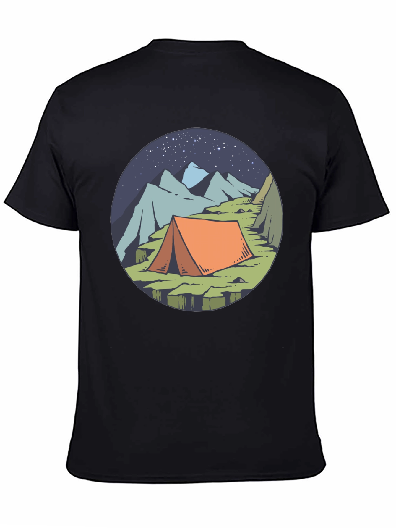 Camping Tent Graphic Tee - Adventure Awaits!