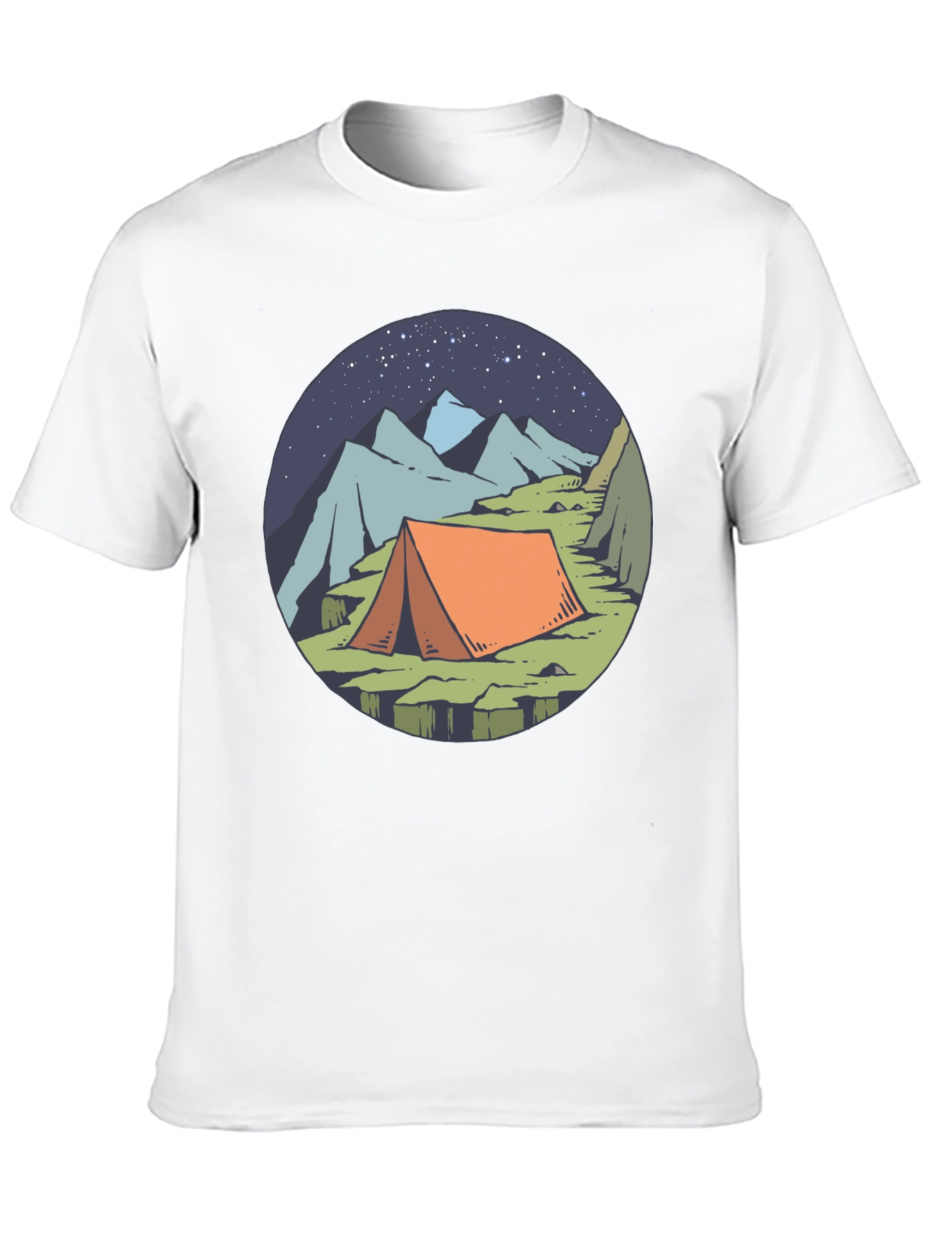 Camping Tent Graphic Tee - Adventure Awaits!
