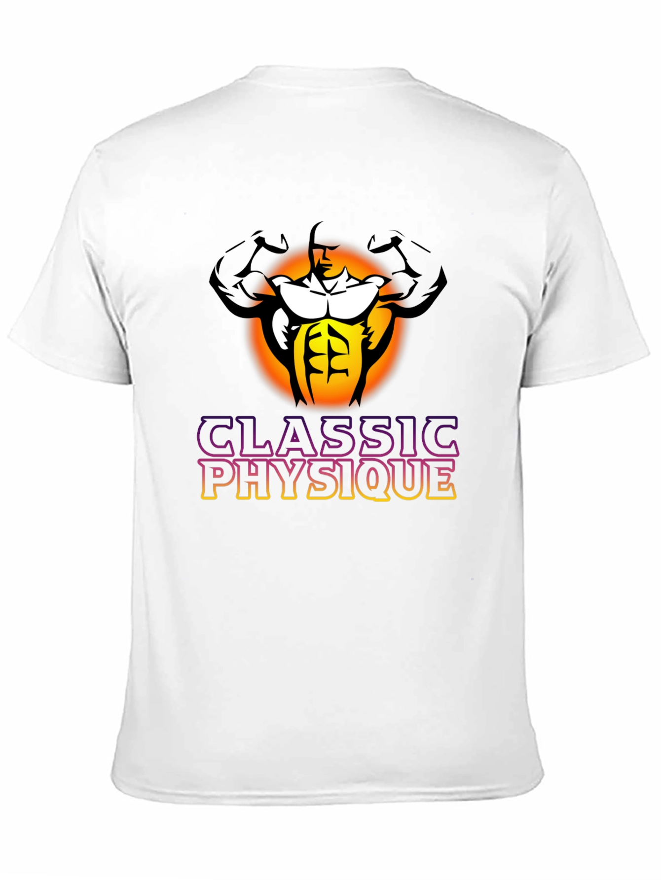 Classic Physique T-Shirt: Bodybuilder Graphic Tee