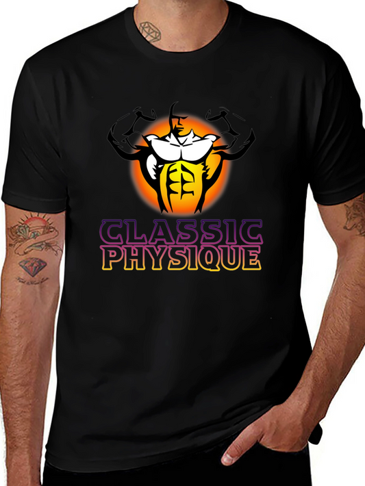Classic Physique T-Shirt: Bodybuilder Graphic Tee