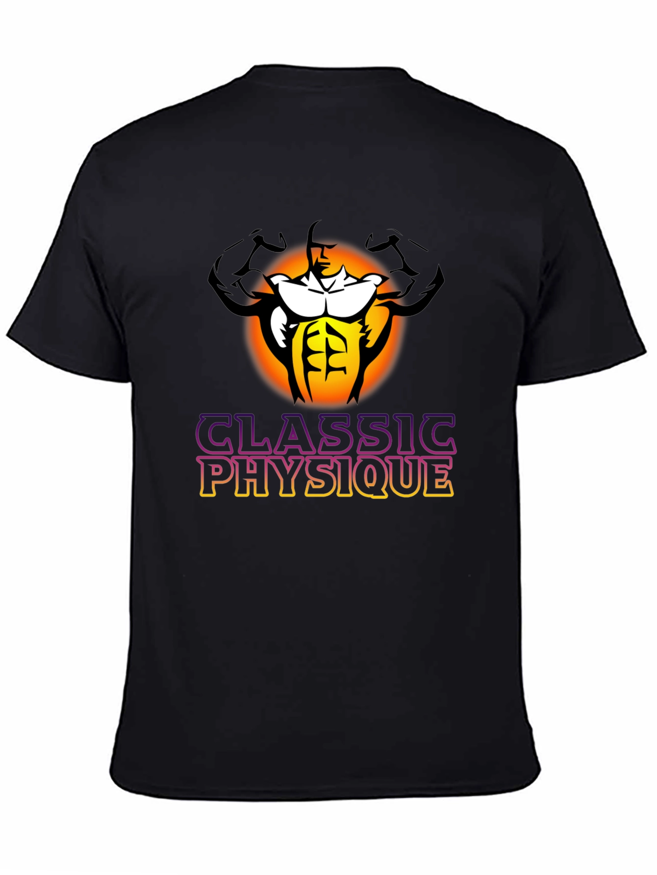 Classic Physique T-Shirt: Bodybuilder Graphic Tee