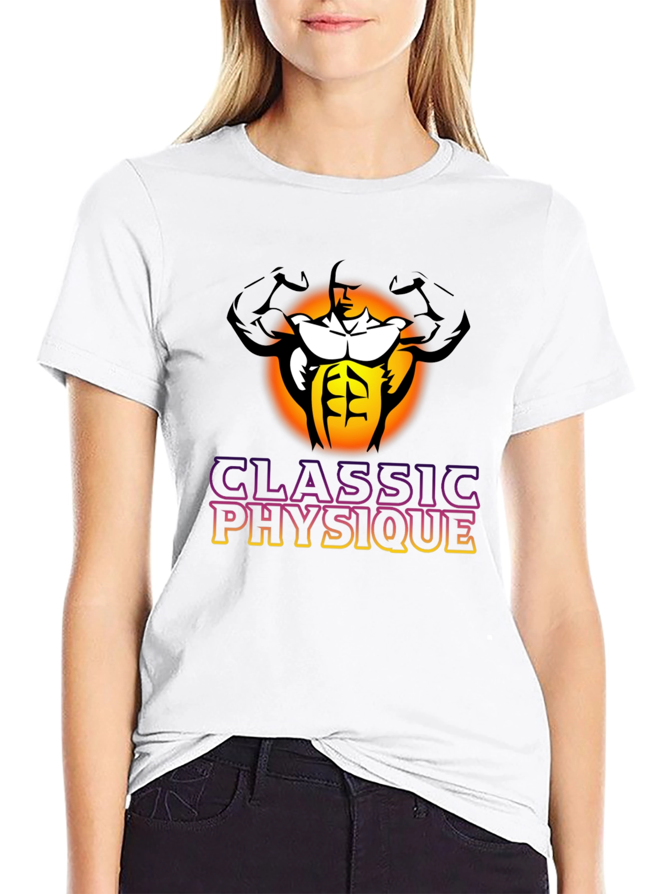 Classic Physique T-Shirt: Bodybuilder Graphic Tee