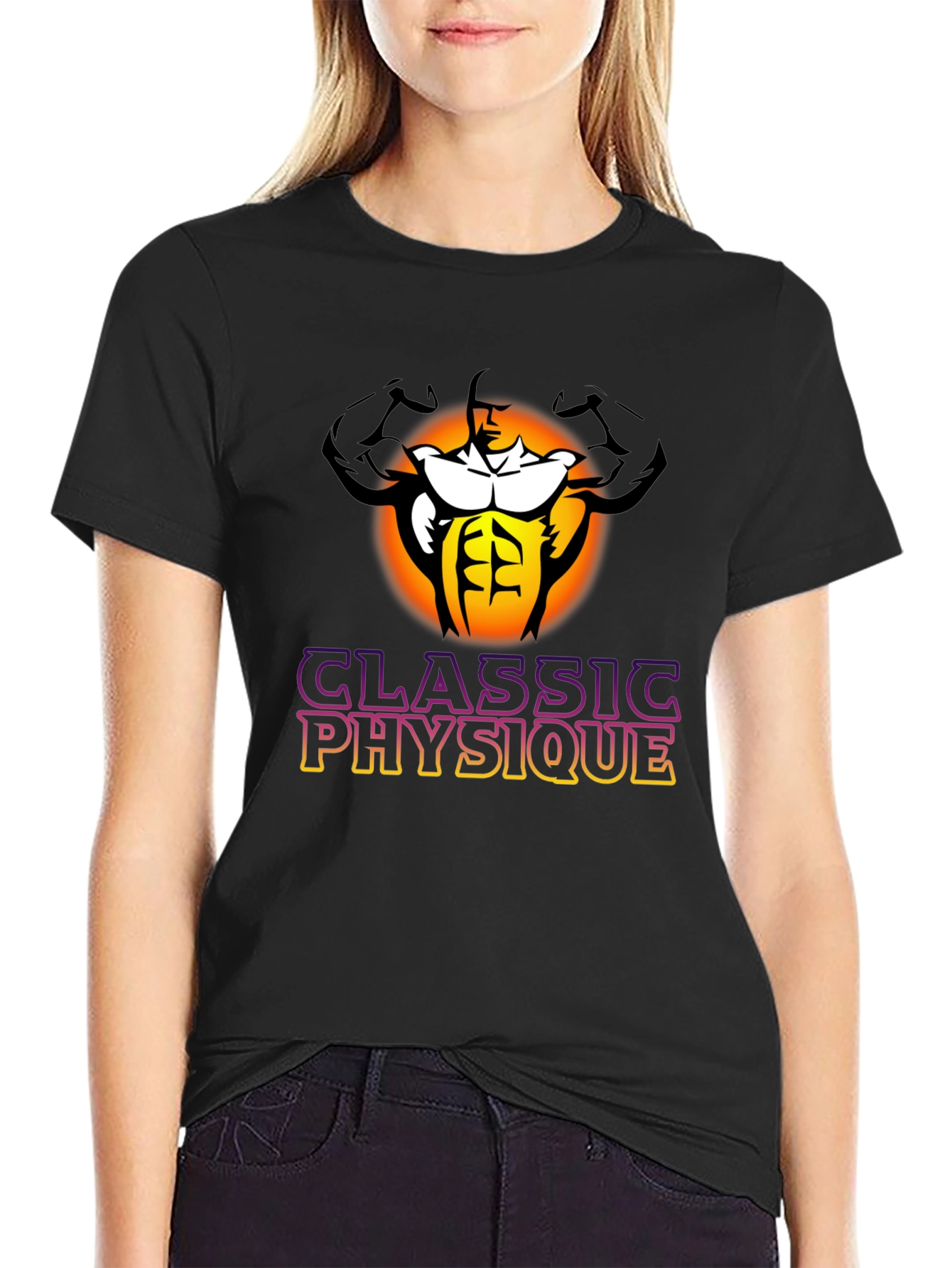 Classic Physique T-Shirt: Bodybuilder Graphic Tee