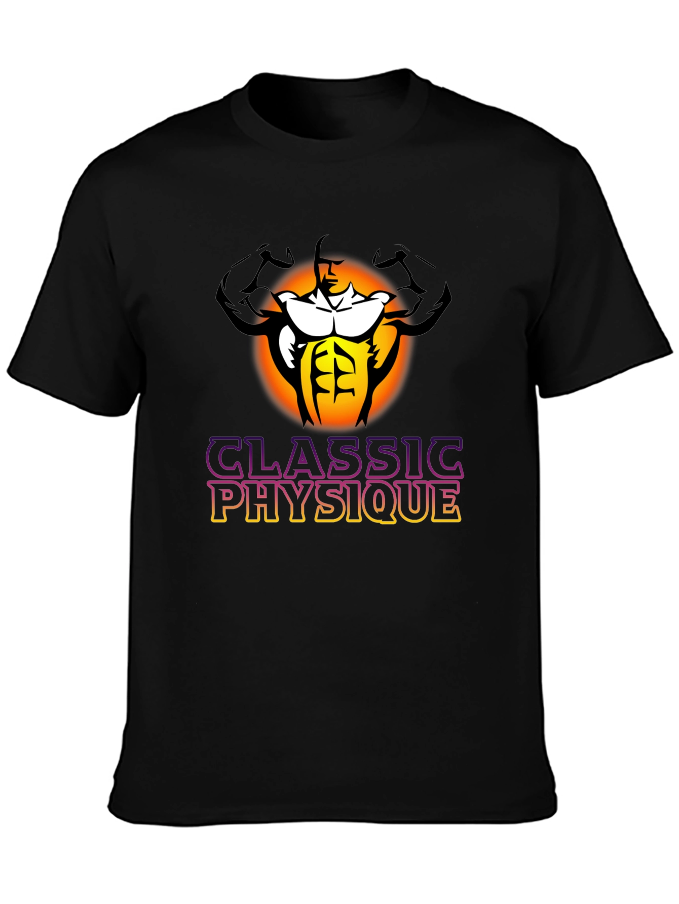 Classic Physique T-Shirt: Bodybuilder Graphic Tee