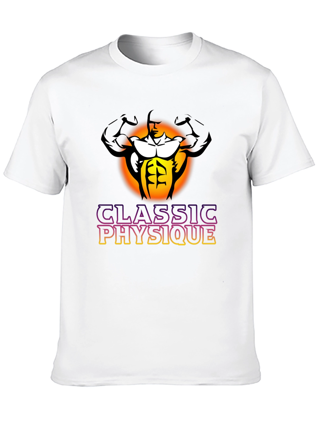 Classic Physique T-Shirt: Bodybuilder Graphic Tee