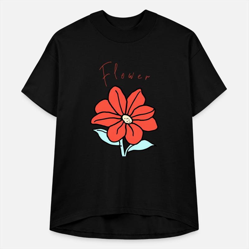 Vibrant Red Flower.