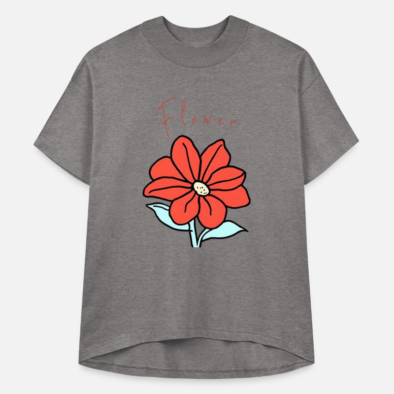 Vibrant Red Flower.