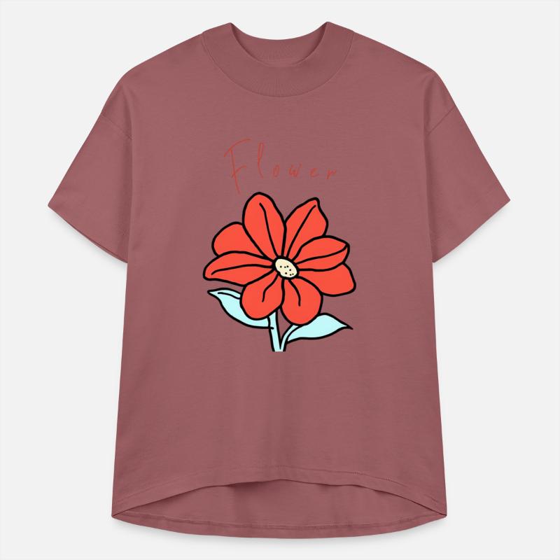 Vibrant Red Flower.