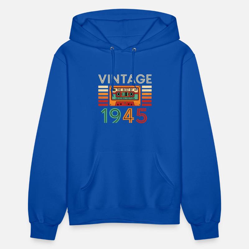 Vintage Cassette Tape 1945 Retro Design