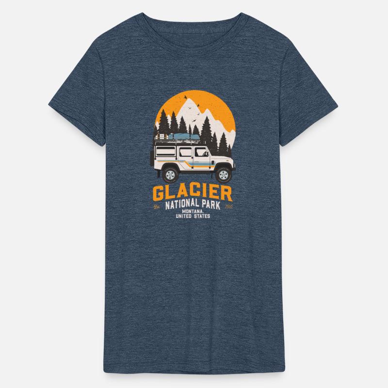 Vintage Glacier National Park Road Trip Montana