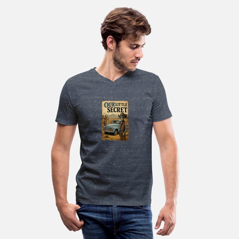 Vintage Grey Alien Cowboy in the Desert - Roswell