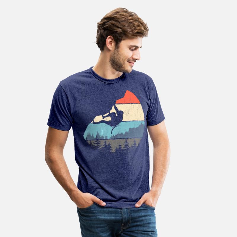 Vintage Style Rock Climbing Retro Bouldering