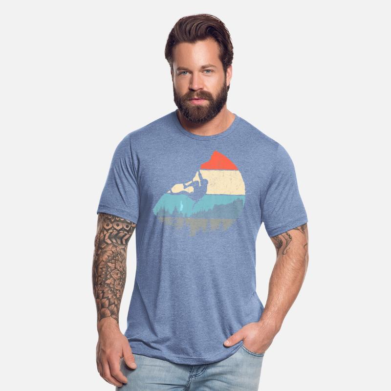 Vintage Style Rock Climbing Retro Bouldering
