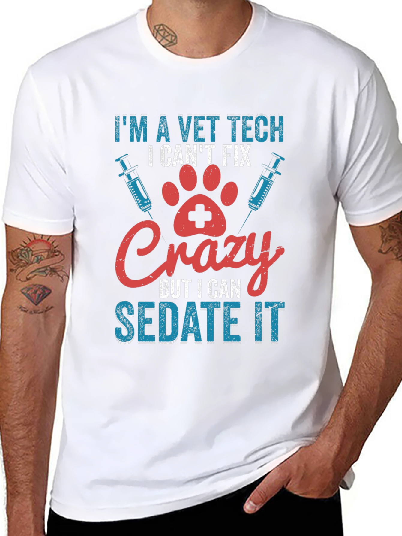 Vet Tech Crazy Sedate T-Shirt