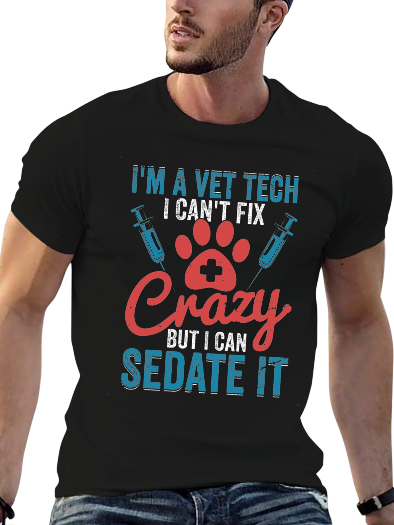 Vet Tech Crazy Sedate T-Shirt