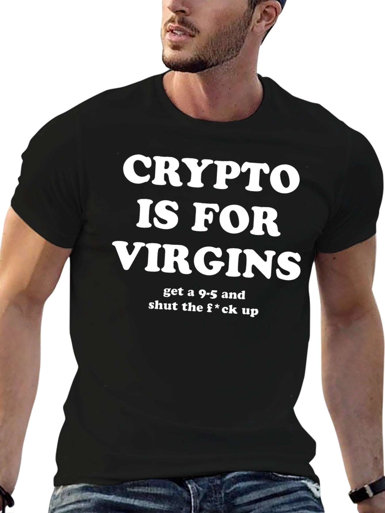 Crypto Is For Virgins Graphic T-Shirt