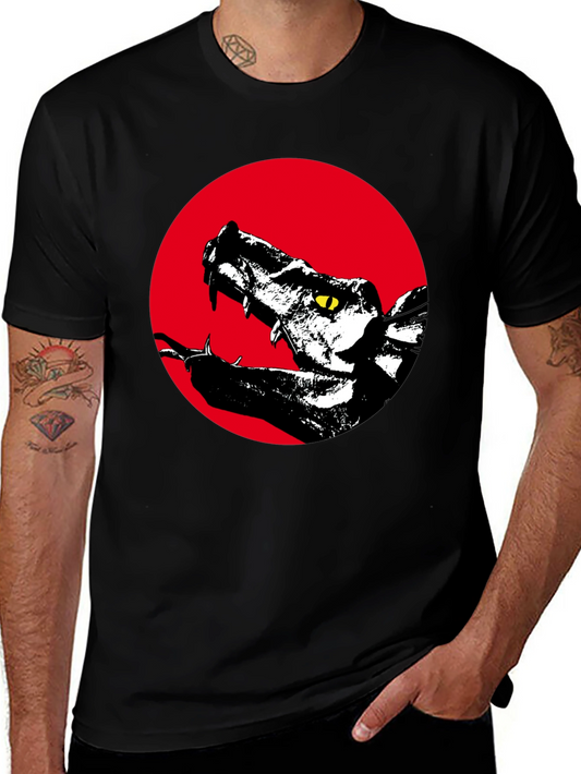 Dragon Graphic T-Shirt - Black
