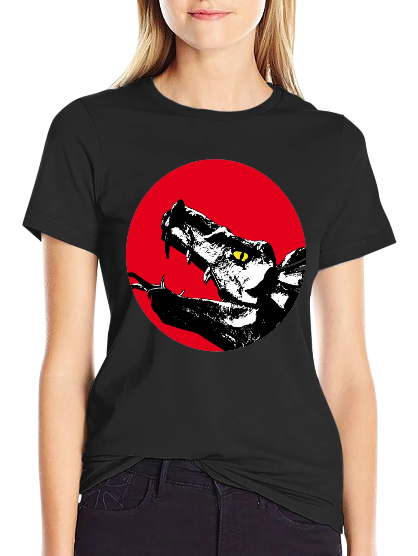 Dragon Graphic T-Shirt - Black