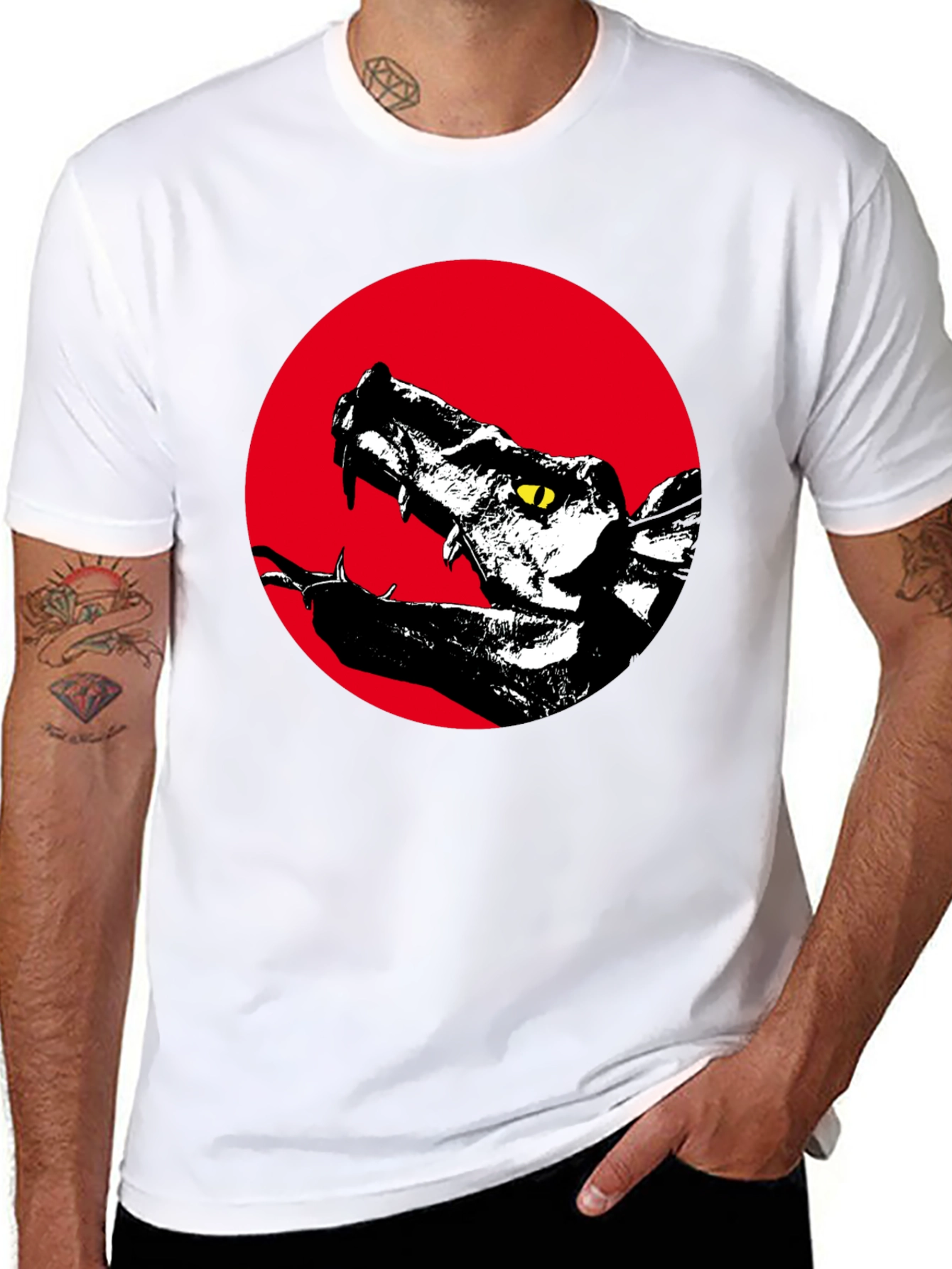 Dragon Graphic T-Shirt - Black