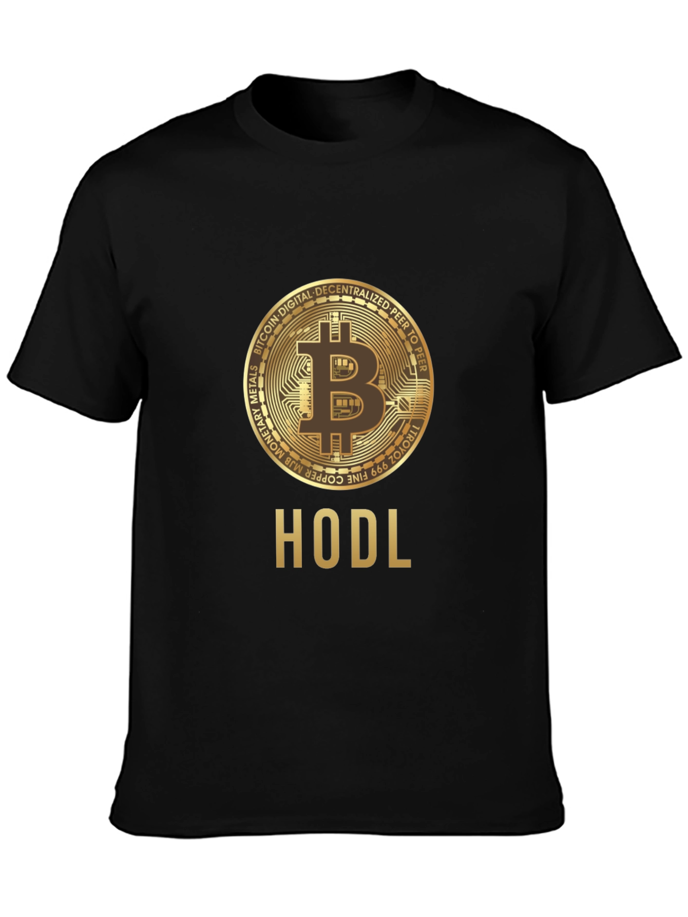 Bitcoin HODL T-Shirt Crypto Currency Tee